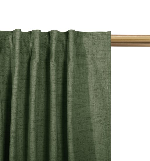 Штора на ленте со скрытыми петлями блэкаут KREAFORTA Plaga 200x300 см цвет тайга