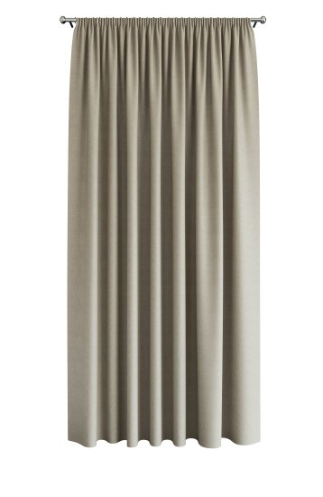 Штора на ленте Senso 200x280 см цвет бежевый