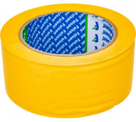 Cтроительная лента PVC Folsen оранжевая 50мм x 33м