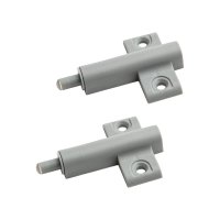 Демпфер разборный 80x80 мм, пластик, цвет серый, 2 шт.