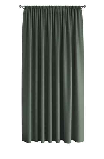 Штора на ленте Dora 200x280 см цвет зеленый