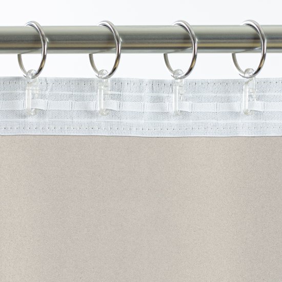 Штора на ленте Dora 200x280 см цвет зеленый