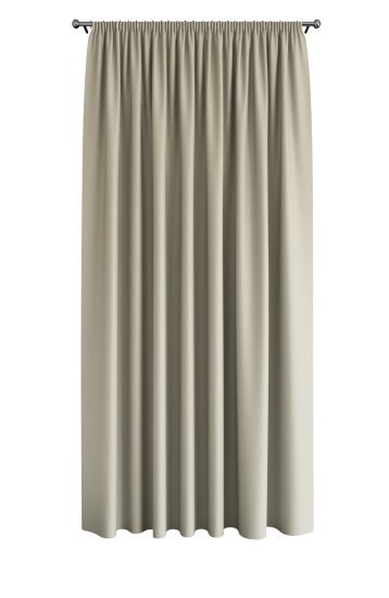 Штора на ленте Блейк 200x280 см цвет кремовый