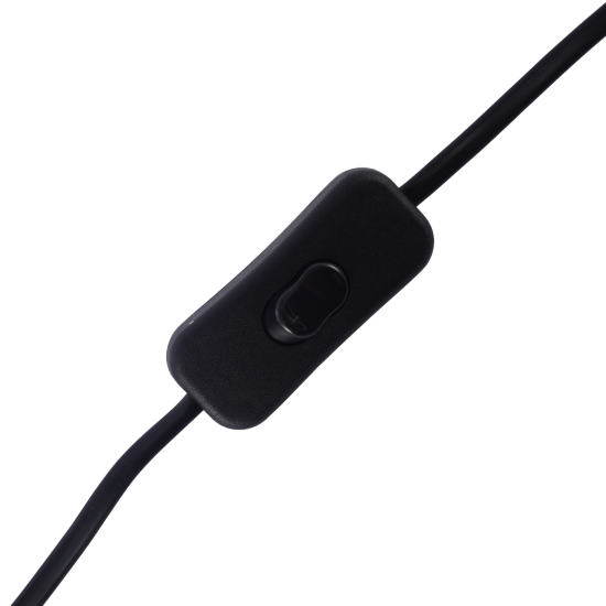 Настольная лампа Nemico цвет черный