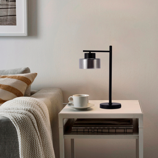 Настольная лампа Nemico цвет черный