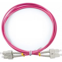Оптический дуплексный патч-корд TopLan DPC-TOP-OM4-SC/P-SC/P-15