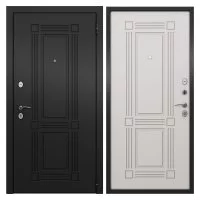 Дверь входная Mastino Home Eco правая черный матовый - эмаль молоко 860х2050 мм