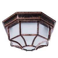 Светильник садово-парковый настенный Arte Lamp Pegasus античная медь E27 60 Вт IP44 (A3100PL-1AC)