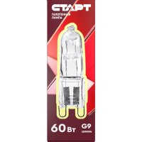 Капсульная галогенная лампа СТАРТ G9 220V 60W CL