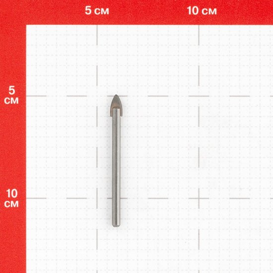 Сверло по плитке и стеклу КМ 6х65 мм (815751)
