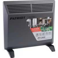Электрический конвектор Patriot PT-C 10 X, 1000 Вт, Х-образный монолитный нагревательный элемент