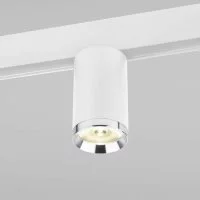 Трековый светильник Elektrostandard slim magnetic r06 10w 4200k ringe (белый/серебро) 85506/01