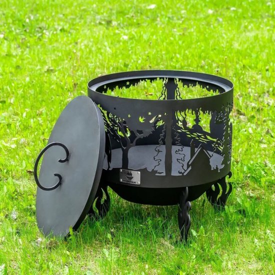 Чаша костровая Ежик в тумане 500 мм коническое дно 4 ножки