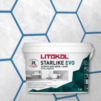 Эпоксидный состав для укладки и затирки мозаики LITOKOL STARLIKE EVO S.340 BLU DENIM