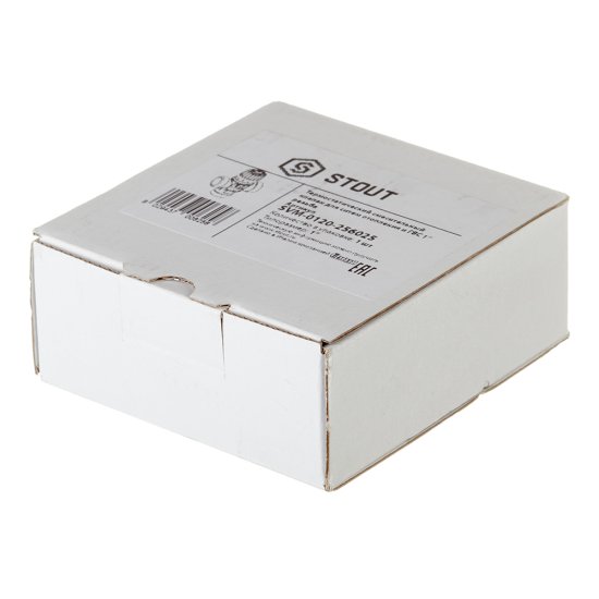 Клапан термостатический Stout подмешивающий 1 НР(ш) для отопления и ГВС 35-60 °С KVs 2,5 (SVM-0120-256025)