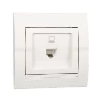 Розетка Lezard RJ45 белый