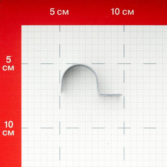 Скоба крепежная 25 мм однолапковая (50 шт.) (34810)