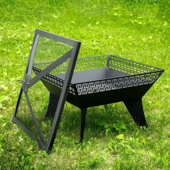 Крышка-искрогаситель 620х620 мм для костровой чаши