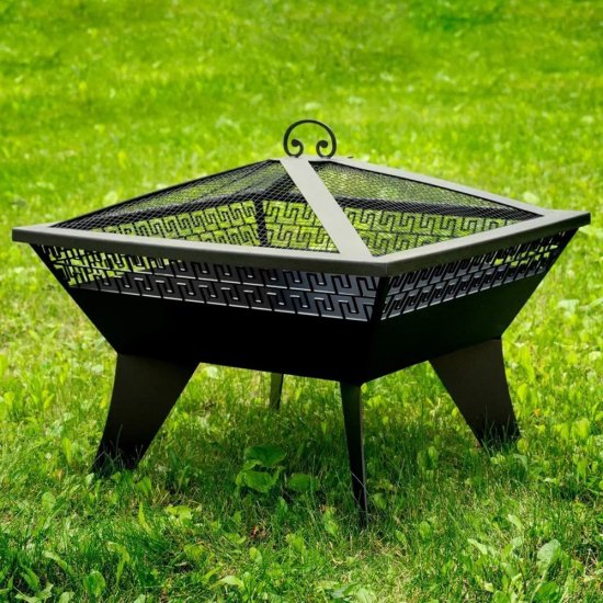 Крышка-искрогаситель 620х620 мм для костровой чаши