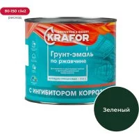 Алкидная грунт-эмаль по ржавчине KRAFOR 26687