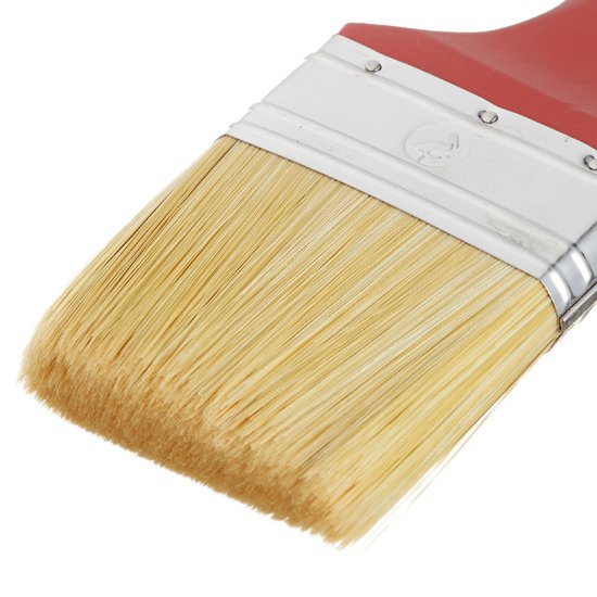 Кисть плоская искусственная щетина деревянная ручка Storch ClassicTop 80х19 мм для эмалей и лаков на любой основе