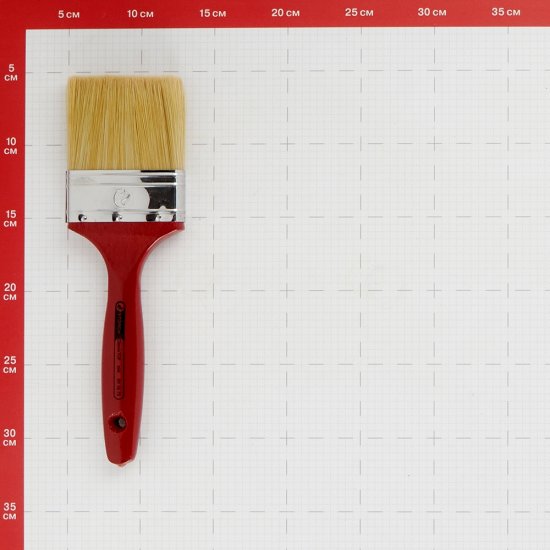 Кисть плоская искусственная щетина деревянная ручка Storch ClassicTop 80х19 мм для эмалей и лаков на любой основе