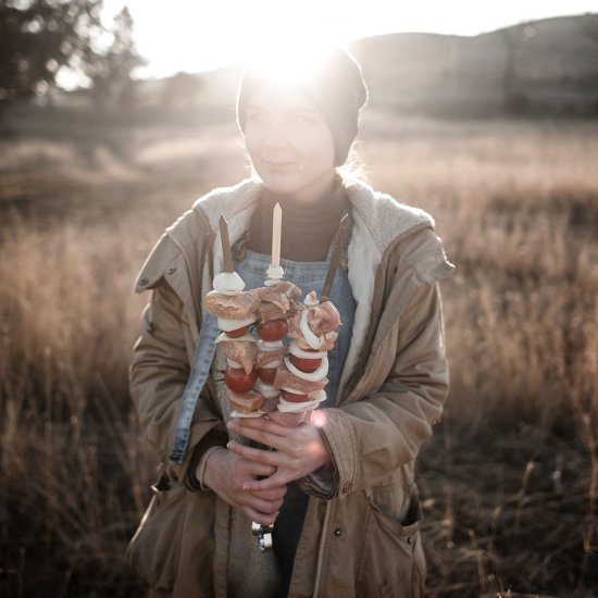 Набор шампуров Hot Pot высококачественная сталь с пищевым покрытием 45 см (6 шт.)