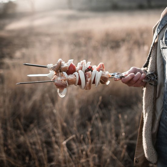 Набор шампуров Boyscout высококачественная сталь с пищевым покрытием 60 см (6 шт.)