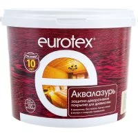 Защитно-декоративное покрытие для древесины Eurotex 19957
