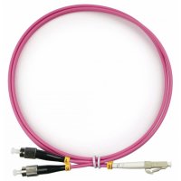 Дуплексный оптический патч-корд TopLan DPC-TOP-OM4-FC/P-LC/P-0.5