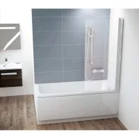 Одноэлементная перегородка-шторка на борт ванны Ravak CVS1-80