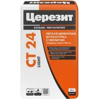 Цементная штукатурка Церезит CT 24 Light