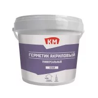 Герметик акриловый универсальный КМ белый 1,5 кг