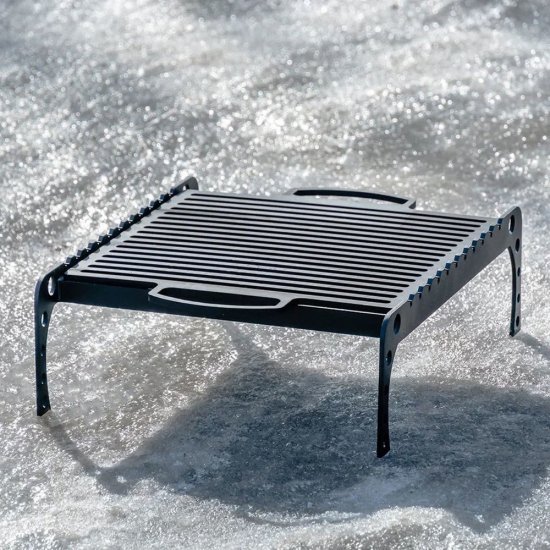 Решетка-гриль 320х320 мм с подставкой под шампуры для чаши