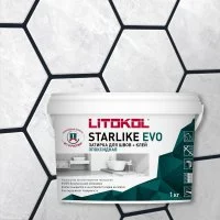 Эпоксидный состав для укладки и затирки мозаики LITOKOL STARLIKE EVO S.145 NERO CARBONIO