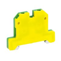 Колодка клеммная винтовая Dekraft ЗН-101 4 кв.мм желто-зеленая (32412DEK)