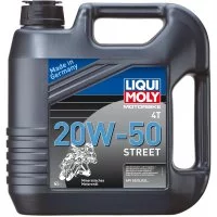 Минеральное моторное масло 4T для четырехтактных мотоциклов LIQUI MOLY Racing 4T 20W-50 SG/SJ/SL