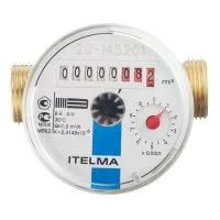 Счетчик для холодной воды Itelma WFK20 DN15 80 мм без сгонов