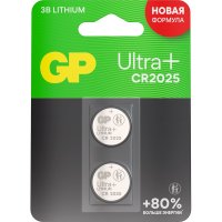 Литиевая дисковая батарейка GP Lithium CR2025