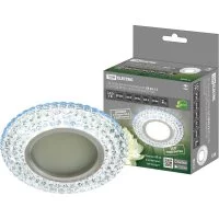 Встраиваемый светильник TDM ELECTRIC СВ 03-12 MR16, 50Вт, G5.3, LED подсветка 3 Вт, зеркальный/хром