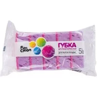 Крупнопористая губка для посуды Fun Clean 12885