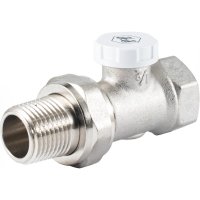Прямый настроечный клапан радиатора PROFACTOR PF RVS 376