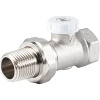 Прямый настроечный клапан радиатора PROFACTOR PF RVS 376