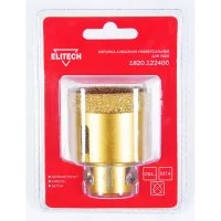 Коронка алмазная Elitech 1820.122400