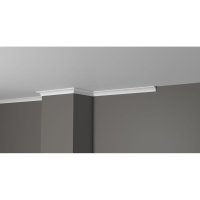 Ударопрочный влагостойкий потолочный карниз под покраску Decor-Dizayn DD26