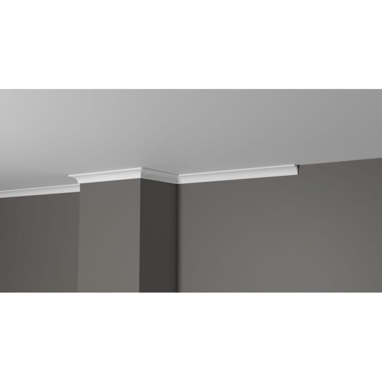 Ударопрочный влагостойкий потолочный карниз под покраску Decor-Dizayn DD26