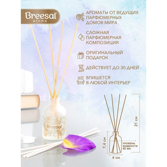 Аромадиффузор с палочками Breesal Aromа Sphere Сладкие грезы 40 мл