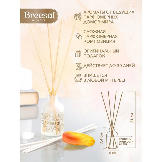 Аромадиффузор с палочками Breesal Aromа Sphere 1001 ночь 40 мл
