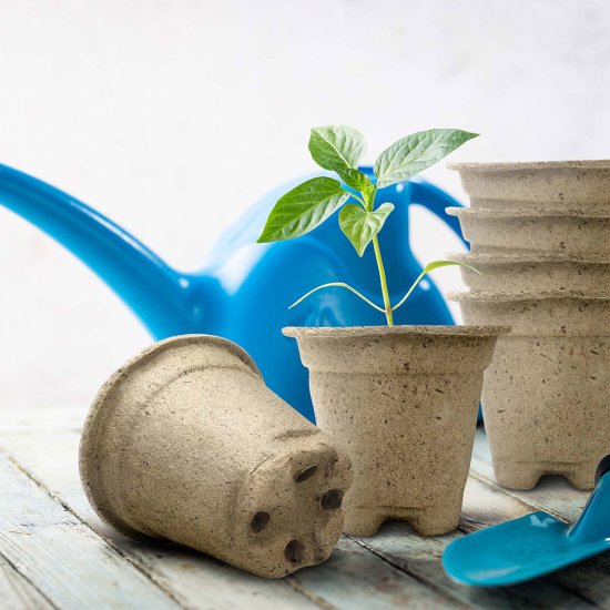 Горшок круглый торфяной 80х80 мм (20 шт.)