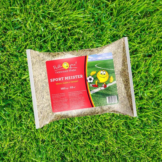 Семена газонной травы Sport Meister Gras Газон Сити 0,3 кг